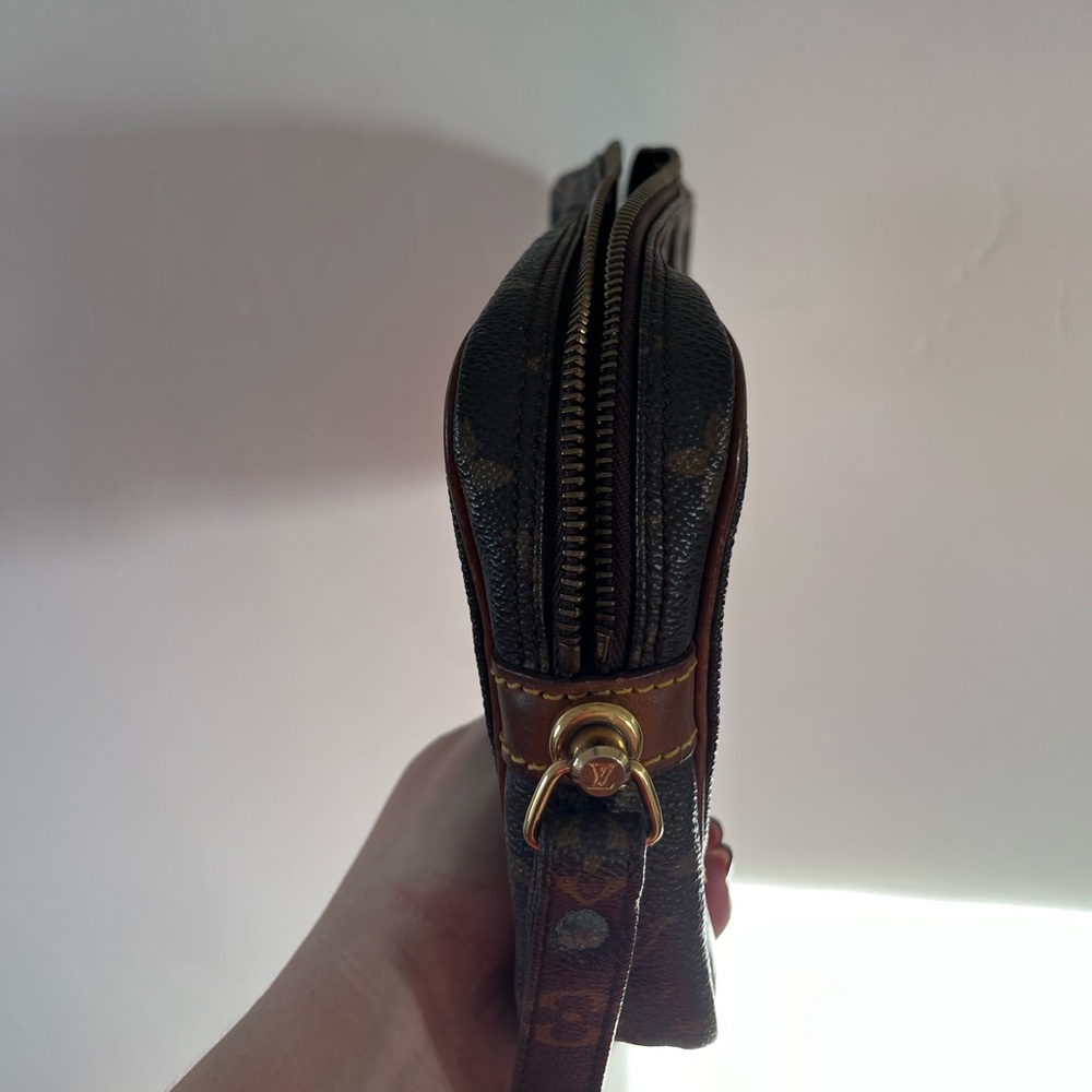 Auth Vintage Louis Vuitton Monogram Marly Dragonne GM all zippers need replaced - Picture 14 of 15